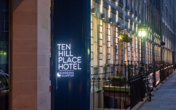 Gebouw van Hotel Ten Hill Place in Edinburgh