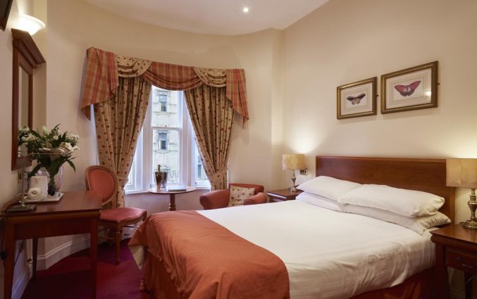 Tweepersoonskamer met 1 bed van Hotel Old Waverley in Edinburgh