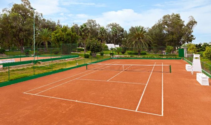 Tennisbaan van Hotel Resort Atlantic Palace in Agadir