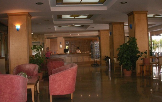 Lobby van Hotel Imperial op Kos
