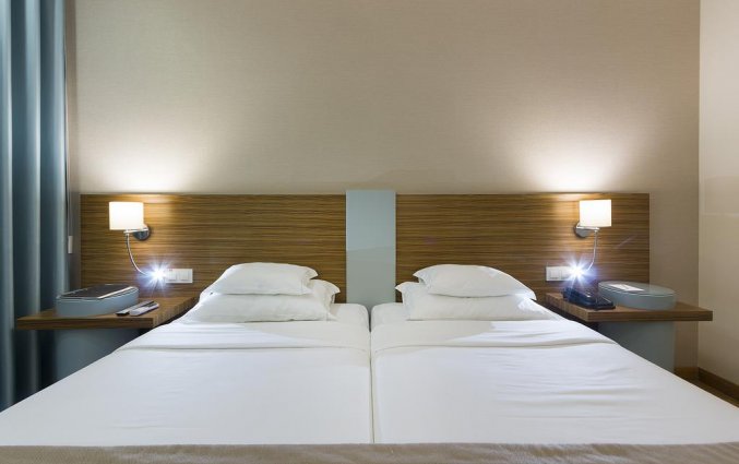 Tweepersoonskamer van hotel Meira Noord-Portugal