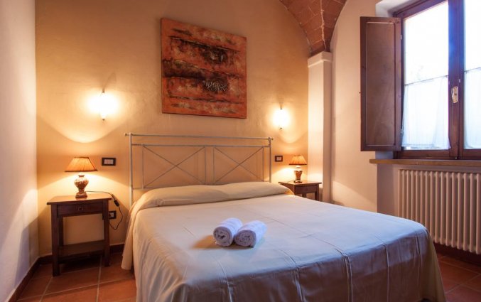 Tweepersoonskamer van Hotel Antico Borgo San Martino in Toscane