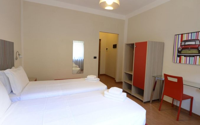 Tweepersoonskamer van hotel Tourist