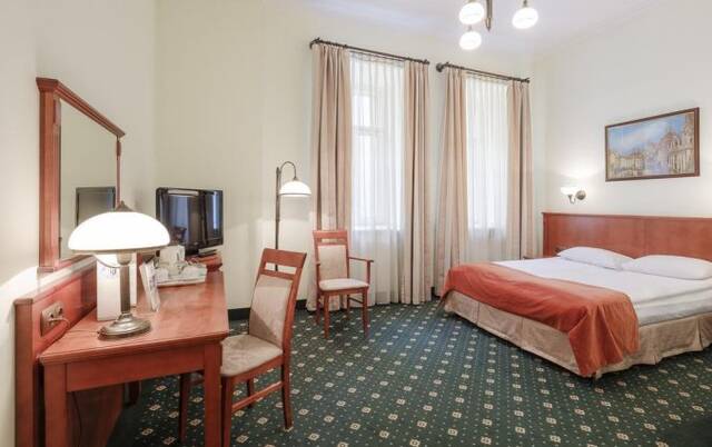 Tweepersoonskamer van Hotel Hetman in Warschau