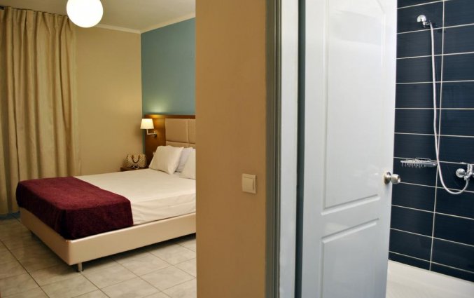 Tweepersoonskamer van Hotel Plessas Palace op Zakynthos