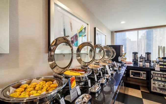 Ontbijtbuffet van Hotel Best Western Plaza in New York