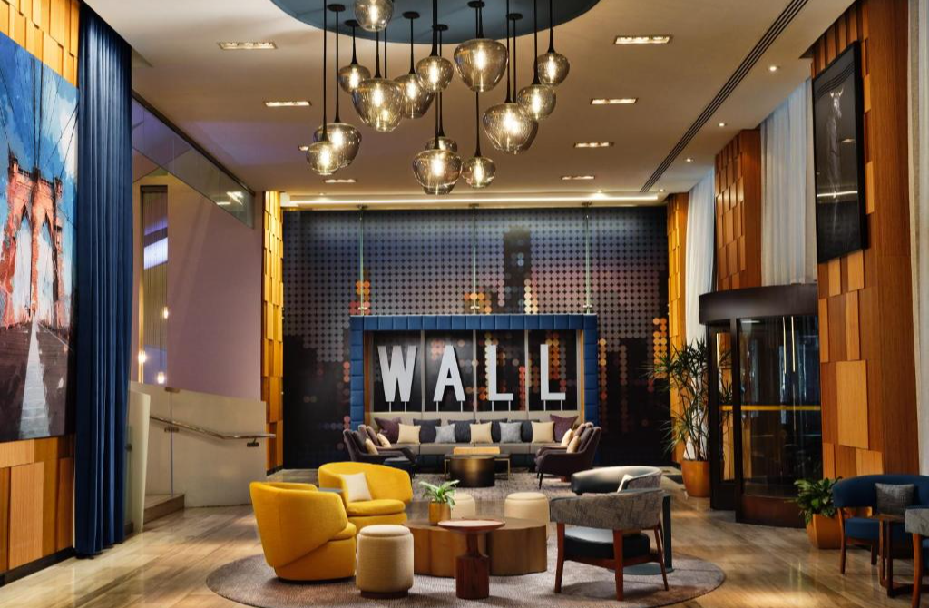 Lounge van Hyatt Centric Wall Street New York