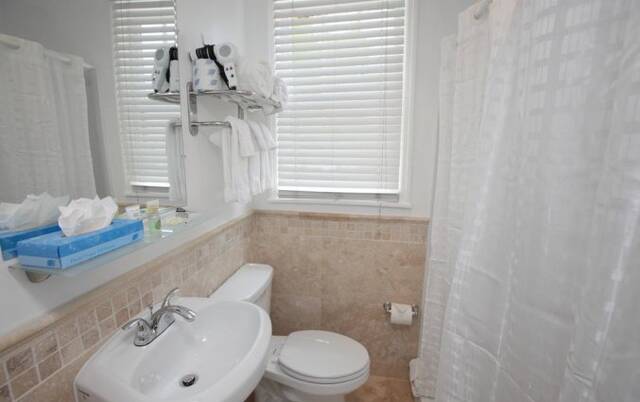 Badkamer van Sout beach