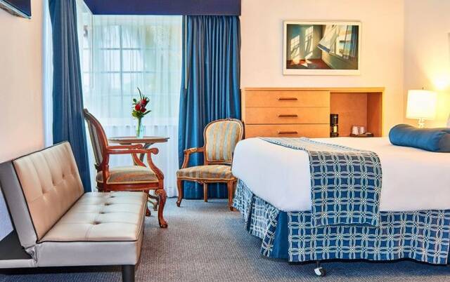 Tweepersoonskamer van hotel Ocean Spray