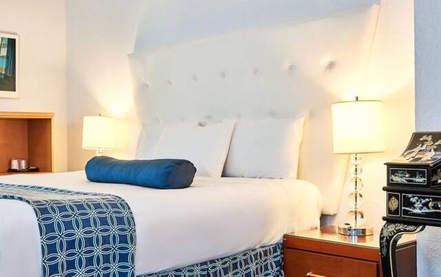 Tweepersoonskamer van hotel Ocean Spray