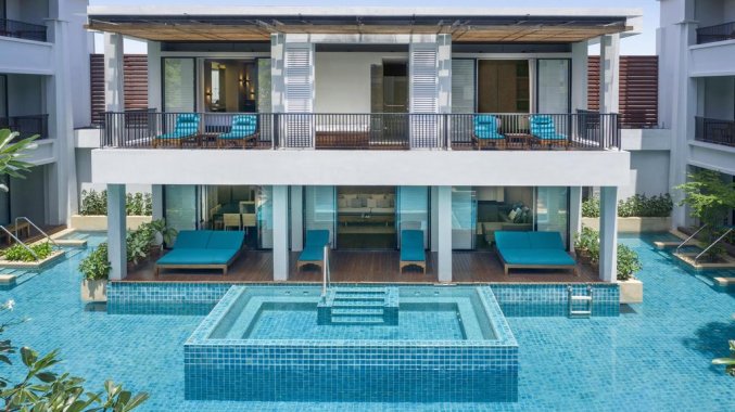 swim - up kamer in resort DoubleTree by Hilton Banthai Spa