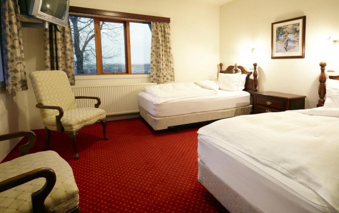 Tweepersoonskamer van Hotel Fosshotel Hekla op IJsland