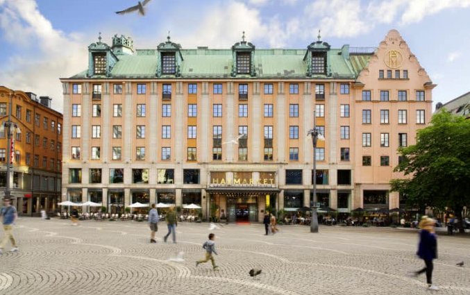 Gebouw van Hotel Haymarket in Stockholm