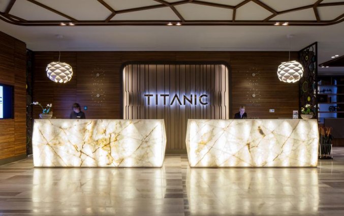 Receptie van Hotel Titanic Chausee in Berlijn