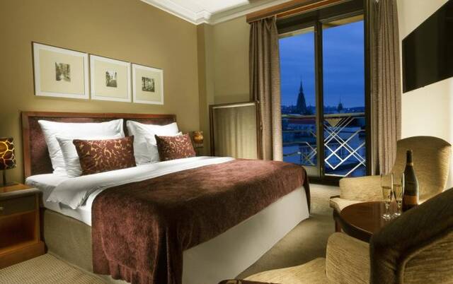 Tweepersoonskamer van hotel Jalta Boutique