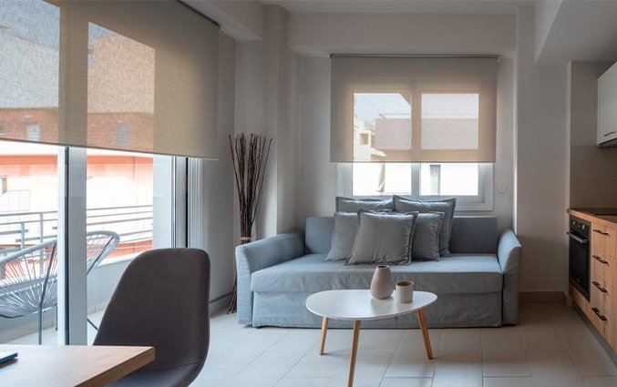 Woonkamer van appartement Keys 12 in Athene