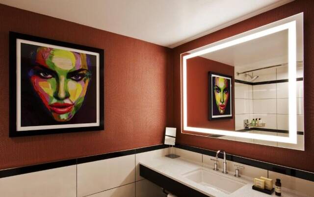 Badkamer van Hotel Park Central in New York
