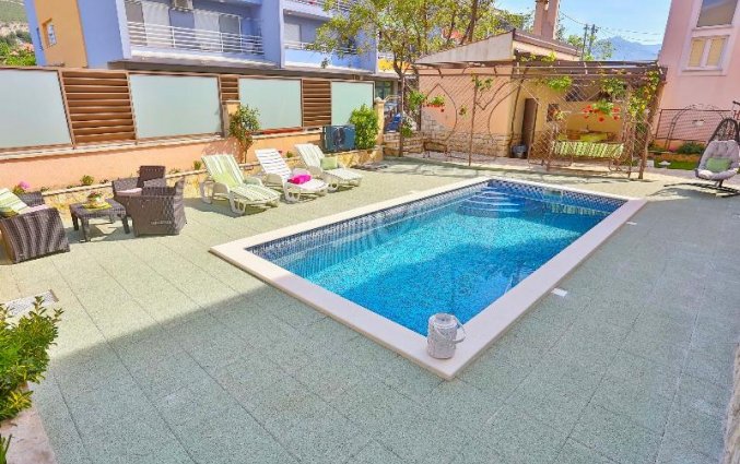 Zwembad van Appartementen Ivan in Solin