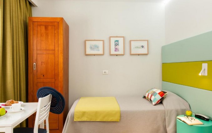 Slaapkamer van Aparthotel Bajamar in Gran Canaria