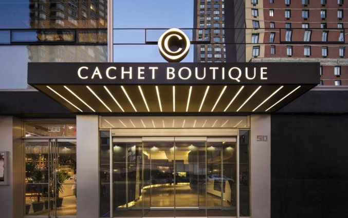 Ingang van Hotel Cachet Boutique in New York