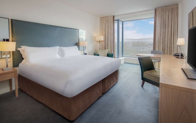Slaapkamer van hotel Hilton Kilmainham in Dublin