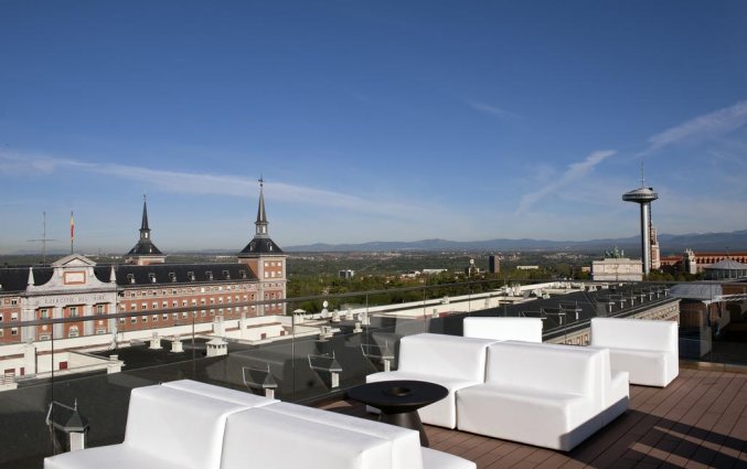 Terras van hotel Exe Moncloa Madrid