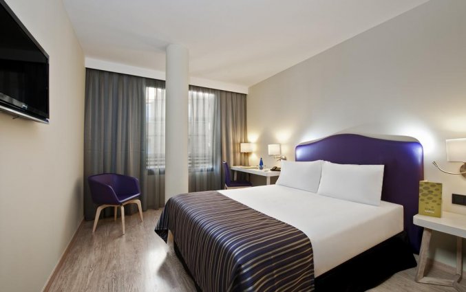 Tweepersoonskamer van hotel Exe Moncloa Madrid