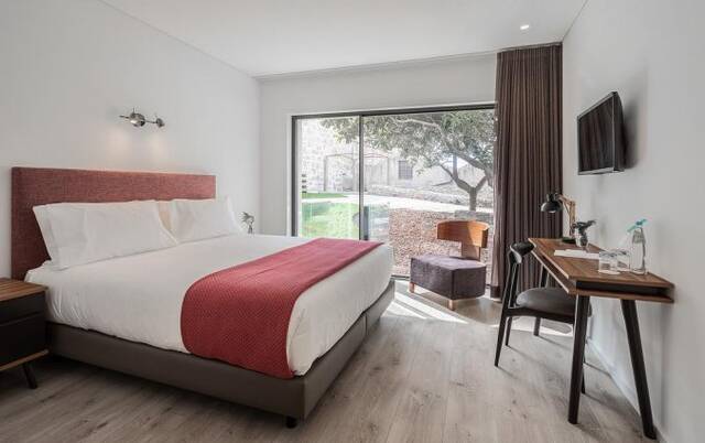 Slaapkamer van hotel Caléway in Porto