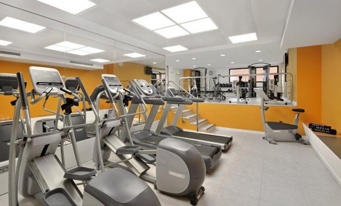 Fitnessruimte van hotel Melia Costa del Sol in Torremolinos