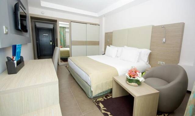 Slaapkamer van hotel Atlas Amadil Beach Aqua Sun in Agadir