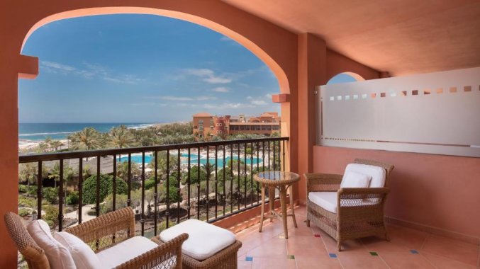 Balkon van Hotel Sheraton Fuerteventura Golf & Spa Resort in Caleta de Fuste