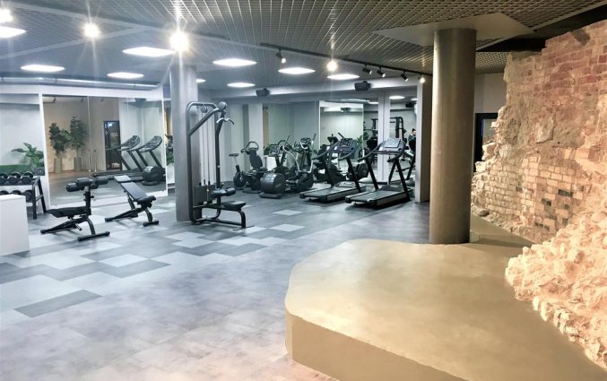 Fitnessruimte van Hotel Wellton Riverside Spa in Riga