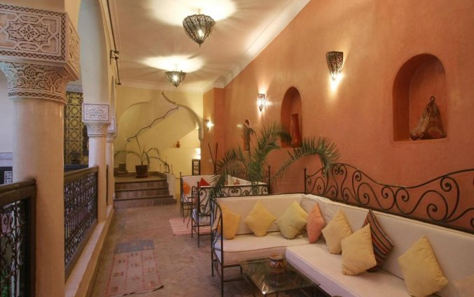 Lounge van Riad Sidi Ayoub in Marrakech