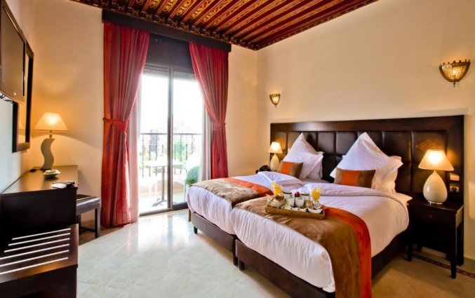 Tweepersoonskamer van Hotel Lawrence D'arabie in Marrakech