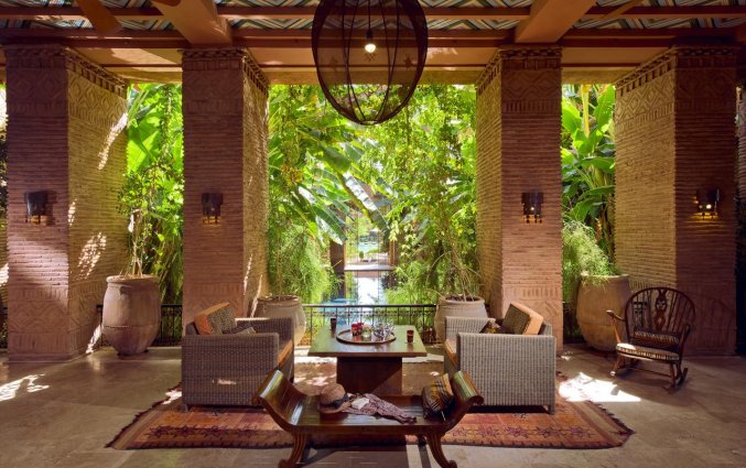 Lounge van Hotel Tigmiza Suites en Pavillions in Marrakech