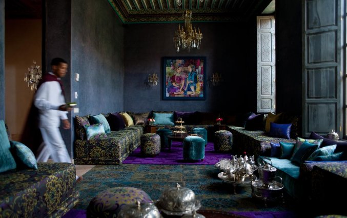 Lounge van Hotel Tigmiza Suites en Pavillions in Marrakech