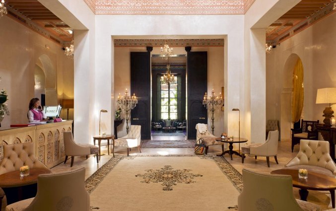 Receptie van Hotel Tigmiza Suites en Pavillions in Marrakech