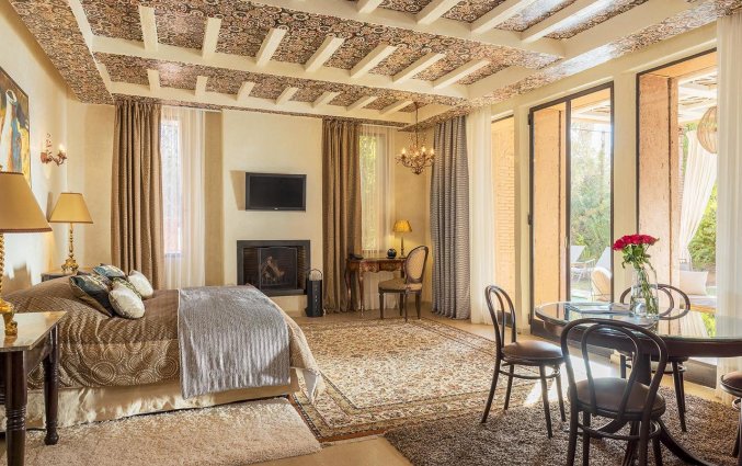 Slaapkamer van Hotel Tigmiza Suites en Pavillions in Marrakech