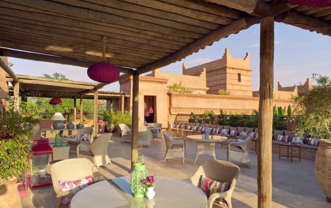 Terras van Hotel Tigmiza Suites en Pavillions in Marrakech