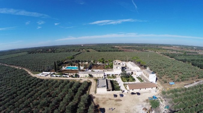 Uitzicht op Agriturismo Tenuta Mazzetta in Puglia