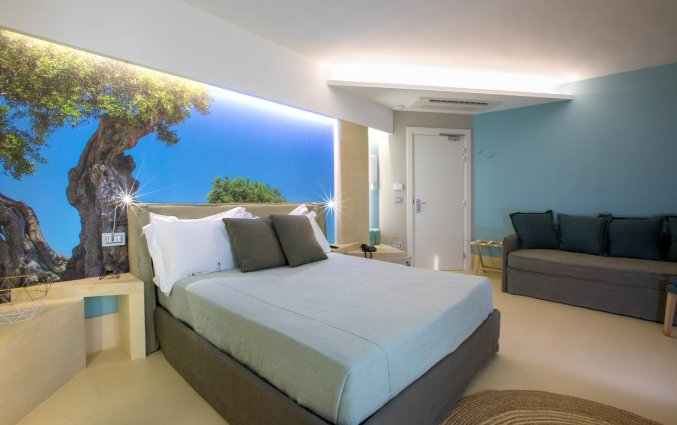 Tweepersoonskamer van Resort Terra d'Acqua in Puglia