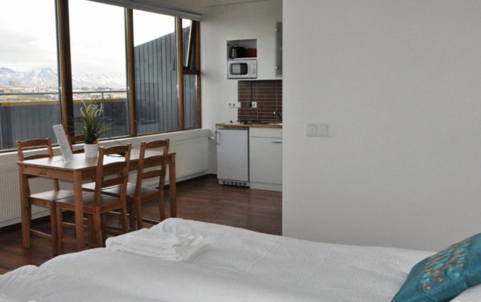 Slaapkamer van appartementen Iceland Comfort in IJsland