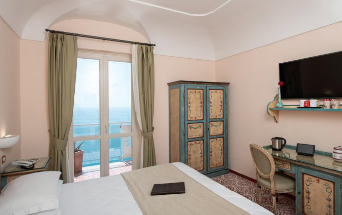 Tweepersoonskamer van Hotel Margherita in Amalfi