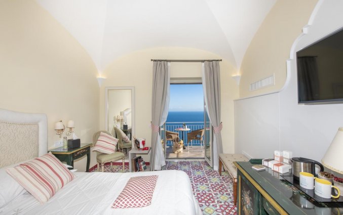 Tweepersoonskamer van Hotel Margherita in Amalfi