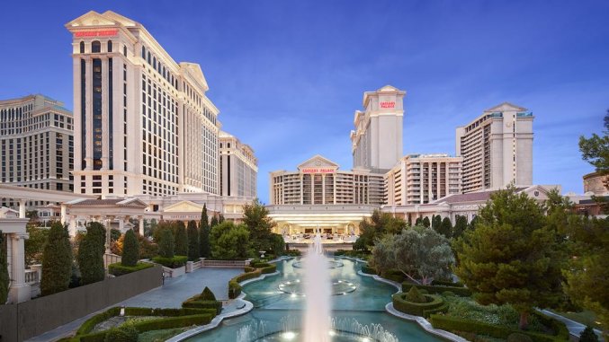 Buitenzwembad van Hotel en Casino Caesars Palace in Las Vegas