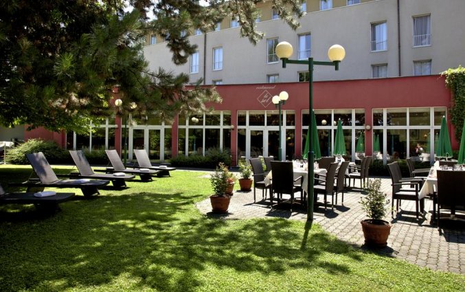 Tuin van Hotel Mercure City in Salzburg
