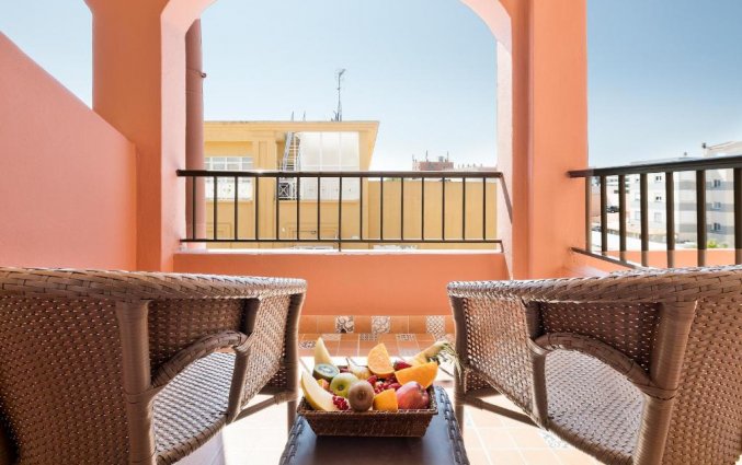 Balkon van Hotel Santa Ponsa Pins op Mallorca