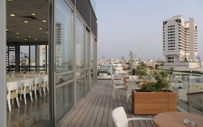 Terras van Hotel Gilgal Tel Aviv