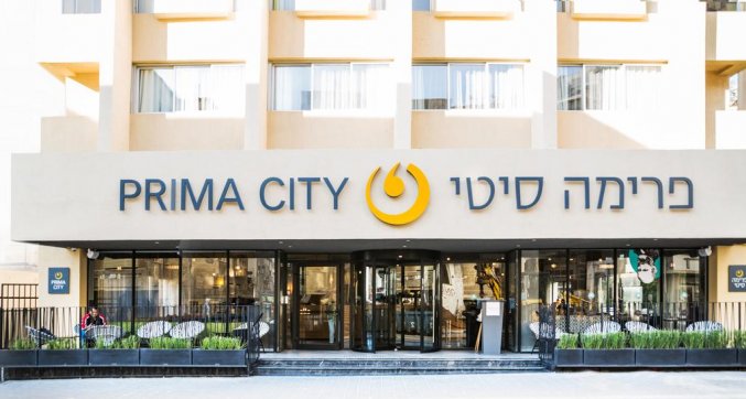 Vooraanzicht van Prima City hotel Tel Aviv