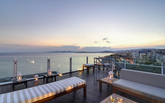 Uitzicht van Hotel Poseidon in Athene